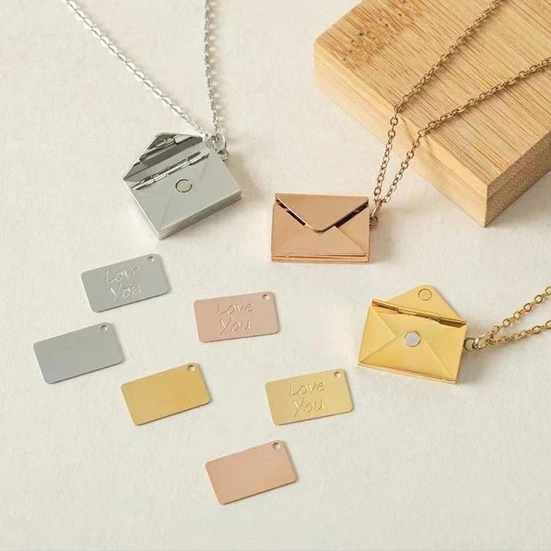 Envelope Necklace Gift for Mother Day 2024 Winning Product NEW!!